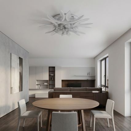 Brilagi - LED prigušivi stropni ventilator LED/70W/230V promjer 76 cm bijeli + daljinski upravljač