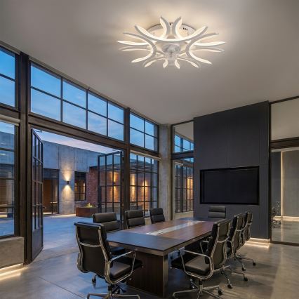 Brilagi - LED prigušivi stropni ventilator LED/70W/230V promjer 76 cm bijeli + daljinski upravljač