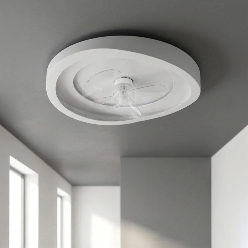 Brilagi - LED stropni ventilator s prigušivanjem LED/80W/230V Ø 50 cm bijeli + daljinski upravljač
