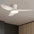 Brilagi - LED stropni ventilator s prigušivanjem svjetla LED/30W/230V 3000-6500K bijela + daljinski upravljač