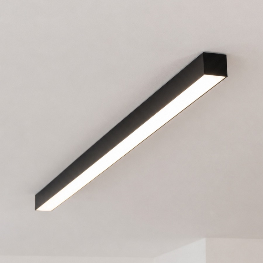 Brilagi - FULLDAY LED stropna površinska svjetiljka LED/20/30/40W/230V 2700/4000/6000K 120 cm crna