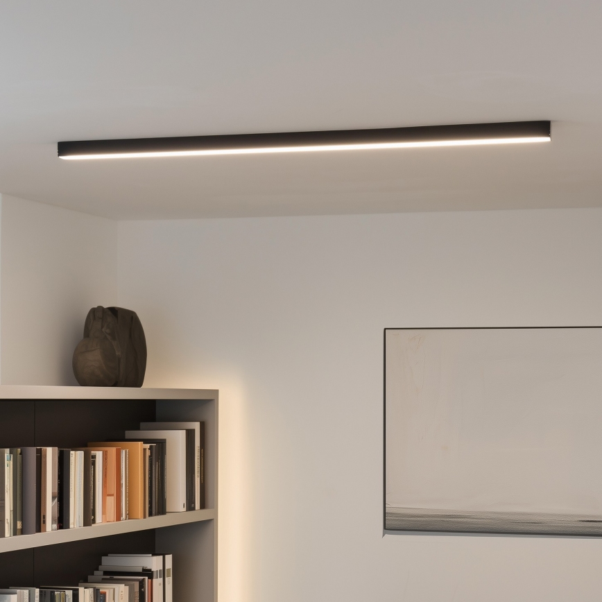 Brilagi - LED stropno nadgradno svjetlo FULLDAY LED/30/40/50W/230V 2700/4000/6000K 150 cm crna