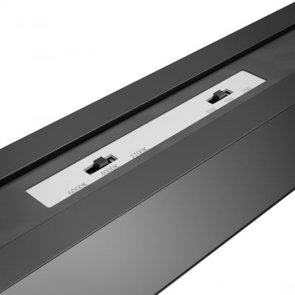 Brilagi - LED stropno nadometno svjetlo FULLDAY LED/20/30/40W/230V 2700/4000/6000K 120 cm UGR19 crna