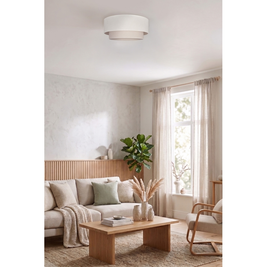 Brilagi - LED stropno svjetlo BOHO ECO 1xE27/10W/230V Ø 40 cm krem boje