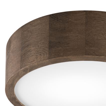 Brilagi - LED stropno svjetlo CARVALHO 1xE27/15W/230V hrast/orah, promjer 27 cm