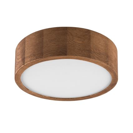 Brilagi - LED stropno svjetlo CARVALHO 1xE27/15W/230V hrast-trešnja Ø 27 cm