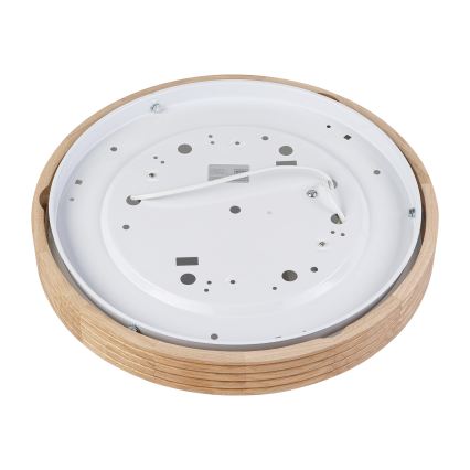 Brilagi - LED stropna svjetiljka CARVALHO MODERN SLIM 2xE27/60W/230V Ø 37,5 cm hrast