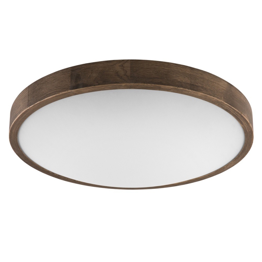 BRILAGI - LED stropno svjetlo CARVALHO SLIM 3xE27/15W/230V hrast/orah, promjer 47 cm