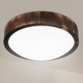 Brilagi - LED stropno svjetlo CARVALHO SLIM SMOKEY LED/20W/230V hrast, promjer 27,5 cm