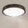 Brilagi - LED stropno svjetlo CARVALHO SLIM SMOKEY LED/36W/230V hrast promjer 37,5 cm