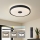 Brilagi - LED stropno svjetlo CORVO s prigušivanjem LED/72W/230V 3000-6000K crno, prom. 50 cm + daljinski upravljač