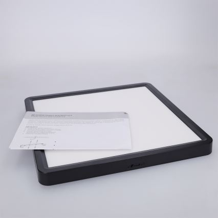 Brilagi - LED stropno svjetlo ESTELA SQUARE LED/24W/230V 31x31 cm crno