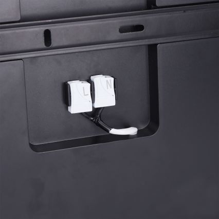 Brilagi - LED stropno svjetlo ESTELA SQUARE LED/24W/230V 31x31 cm crno