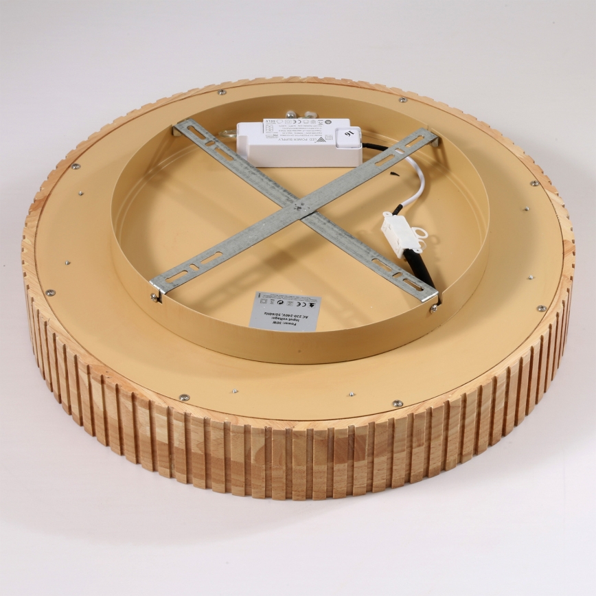 Brilagi - LED stropna svjetiljka FALCON WOOD MODERN LED/30W/230V 3000/4000/6000K Ø 45 cm drvo