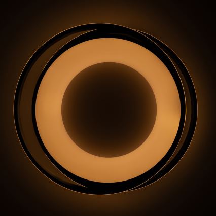 BRILAGI - LED stropna svjetiljka FLARE s mogućnošću prigušivanja LED/84W/230V 3000-6000K 47x51 cm crna + daljinski upravljač