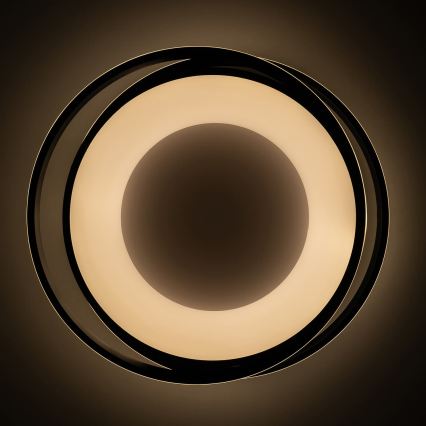 BRILAGI - LED stropna svjetiljka FLARE s mogućnošću prigušivanja LED/84W/230V 3000-6000K 47x51 cm crna + daljinski upravljač