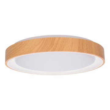 Brilagi - LED stropno svjetlo FLOCO LED/24W/230V, promjer 30 cm, drveni dekor/bijela
