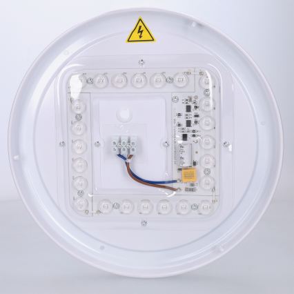 Brilagi - LED stropno svjetlo FLOCO LED/24W/230V, promjer 30 cm, drveni dekor/bijela