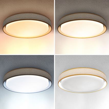 Brilagi - LED stropna svjetiljka s prigušivanjem KIANIA LED/48W/230V 3000-6500K promjer 43 cm + daljinski upravljač