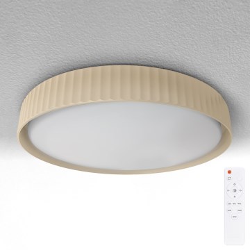 Brilagi - LED stropno svjetlo LUCIA s mogućnošću prigušivanja LED/60W/230V 3000-6500K prom. 59 cm bež + daljinsko upravljanje