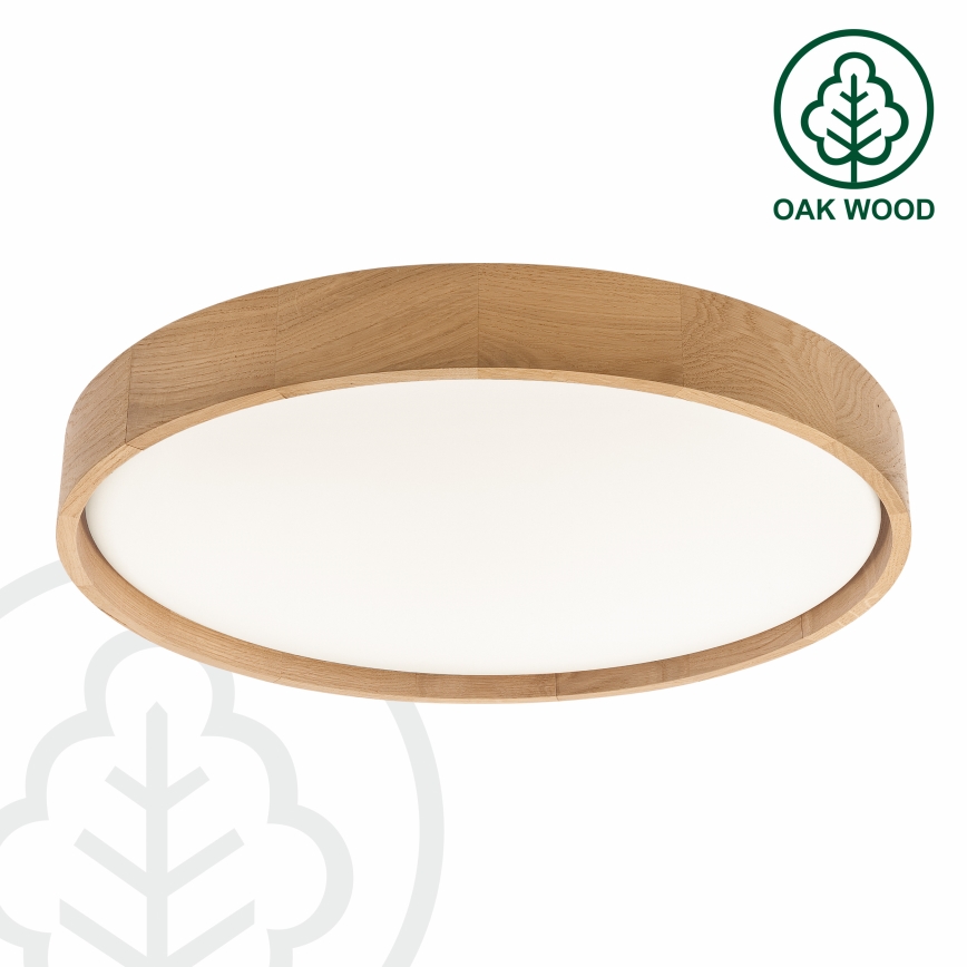Brilagi - LED stropno svjetlo MANAROLA PLAIN LED/36W/230V 3000K promjer 48 cm hrast