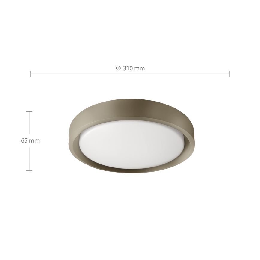 Brilagi - LED stropno svjetlo MATTEO LED/24W/230V Ø 31 cm taupe
