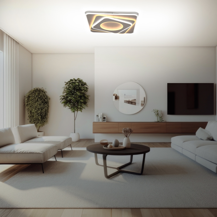 Brilagi - LED stropna svjetiljka s prigušivanjem MODERN LED/100W/230V 2700-6500K 48x48 cm + daljinski upravljač