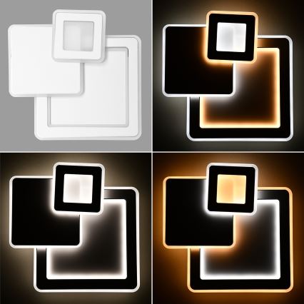 Brilagi - LED stropna svjetiljka s prigušivanjem MODERN LED/93W/230V 2700-6500K 48,5x48,5 cm + daljinski upravljač