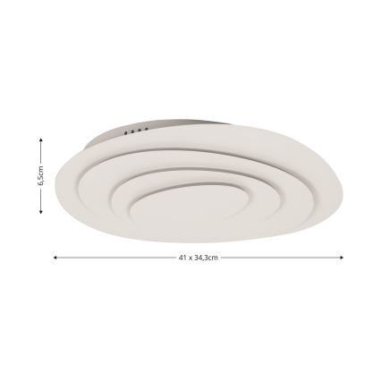 Brilagi - LED stropna svjetiljka s prigušivanjem MODERN MINI LED/48W/230V 3000-6000K 41x34,3 cm + daljinski upravljač