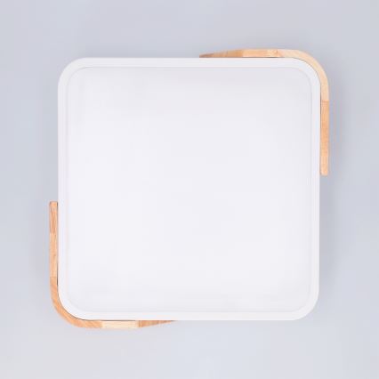 Brilagi - LED stropno svjetlo PILANA LED/24W/230V hrast/bijela 32x32 cm