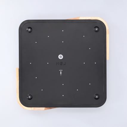 Brilagi - LED stropno svjetlo PILANA LED/24W/230V hrast/crna 32x32 cm