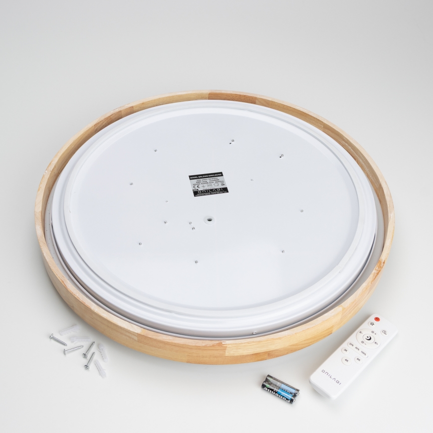 Brilagi - PINE LED stropna svjetiljka s mogućnošću prigušivanja, 60W/230V, promjer 52 cm, 3000-6500K + daljinski upravljač