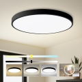 Brilagi - LED stropno svjetlo POOL LED/128W/230V 3000/4000/6000K Ø 100 cm crna