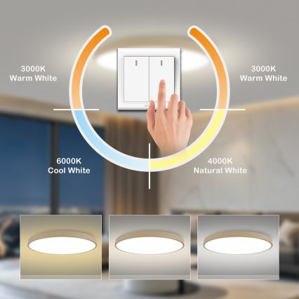 Brilagi - LED stropna svjetiljka POOL LED/128W/230V 3000/4500/6000K promjer 100 cm bež