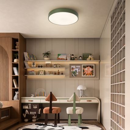 Brilagi - LED stropna svjetiljka POOL LED/36W/230V 3000/4000/6000K Ø 30 cm zelena