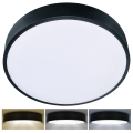 Brilagi - LED stropno svjetlo POOL LED/48W/230V 3000/4000/6000K Ø 40 cm crno