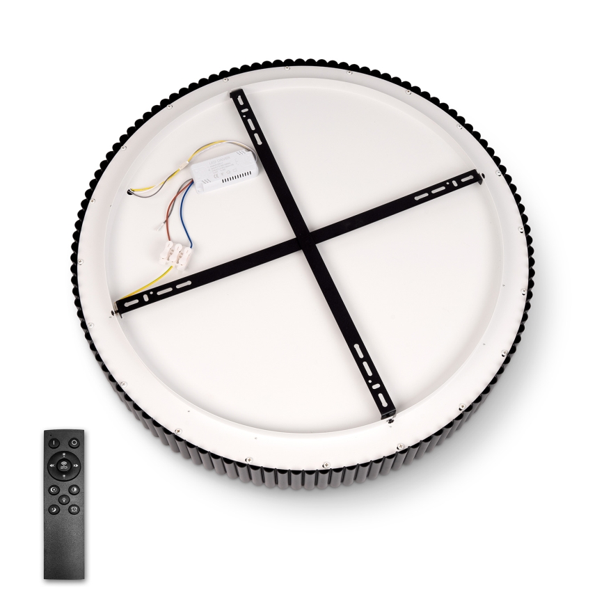 Brilagi - LED stropna svjetiljka s prigušivanjem FALCON MODERN LED/54W/230V 3000-6500K pr. 60 cm crna + daljinski upravljač