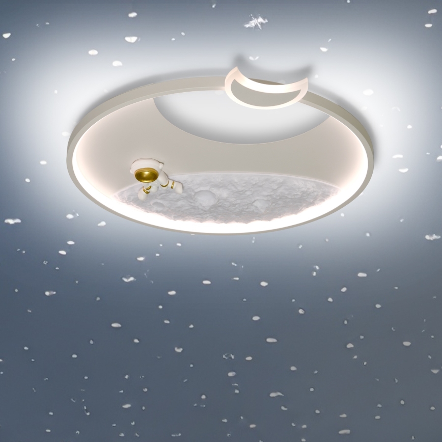 Brilagi - LED stropno svjetlo s mogućnošću prigušivanja ASTRO LED/20W/230V Ø 50 cm 3000-6000K astronaut + daljinsko upravljanje