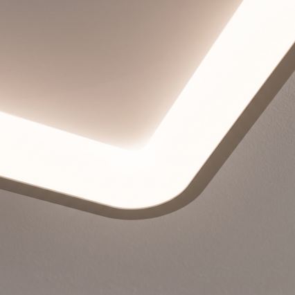 BRILAGI - LED Prigušivo stropno svjetlo FALCON SLIM LED/50W/230V 3000-6500K 50x50 cm bijela/bež + daljinski upravljač