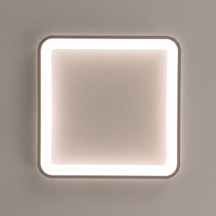 BRILAGI - LED Prigušivo stropno svjetlo FALCON SLIM LED/50W/230V 3000-6500K 50x50 cm bijela/bež + daljinski upravljač