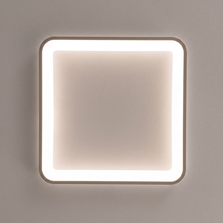 BRILAGI - LED Prigušivo stropno svjetlo FALCON SLIM LED/50W/230V 3000-6500K 50x50 cm bijela/bež + daljinski upravljač
