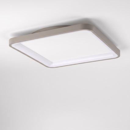 BRILAGI - LED Prigušivo stropno svjetlo FALCON SLIM LED/50W/230V 3000-6500K 50x50 cm bijela/bež + daljinski upravljač