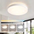 Brilagi - LED stropno svjetlo s mogućnošću prigušivanja GLASS POOL DOUBLE LED/48W/230V 3000-6000K 40 cm bijela + daljinski upravljač