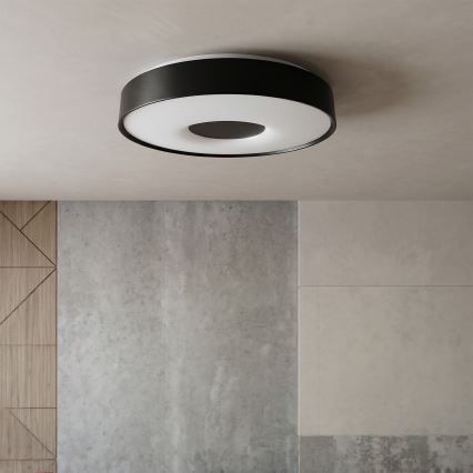 Brilagi - LED prigušivo stropno svjetlo JAMIS LED/48W/230V 3000-6500K Ø 39 cm crno + daljinski upravljač
