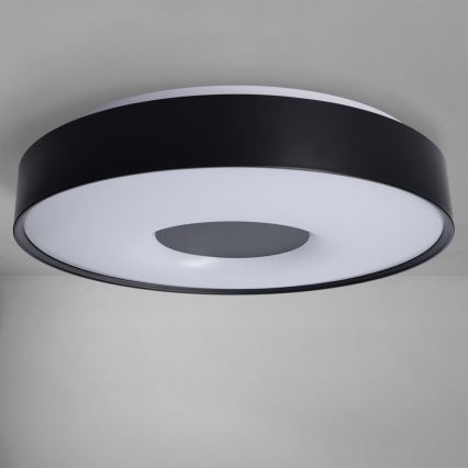 Brilagi - LED prigušivo stropno svjetlo JAMIS LED/48W/230V 3000-6500K Ø 39 cm crno + daljinski upravljač