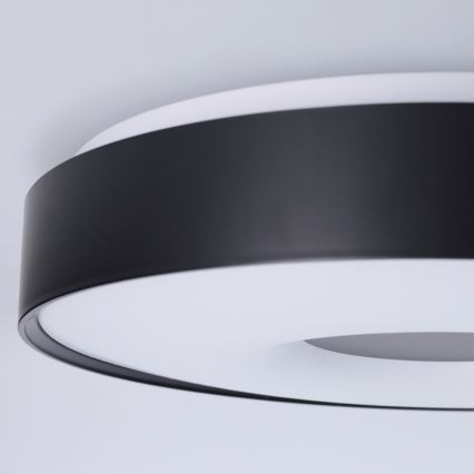 Brilagi - LED prigušivo stropno svjetlo JAMIS LED/48W/230V 3000-6500K Ø 39 cm crno + daljinski upravljač