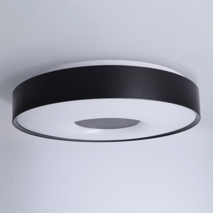 Brilagi - LED prigušivo stropno svjetlo JAMIS LED/48W/230V 3000-6500K Ø 39 cm crno + daljinski upravljač