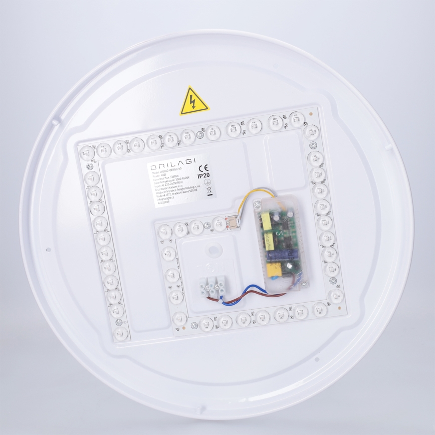 Brilagi - LED prigušivo stropno svjetlo JAMIS LED/48W/230V 3000-6500K Ø 39 cm crno + daljinski upravljač
