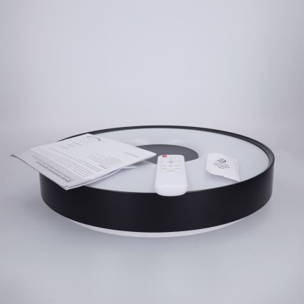 Brilagi - LED prigušivo stropno svjetlo JAMIS LED/48W/230V 3000-6500K Ø 39 cm crno + daljinski upravljač