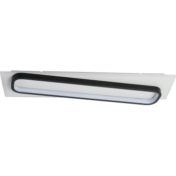 Brilagi - LED stropno svjetlo s mogućnošću prigušivanja OUTLINE LED/52W/230V 3000-6000K 15x60 cm bijela/crna + daljinski upravljač